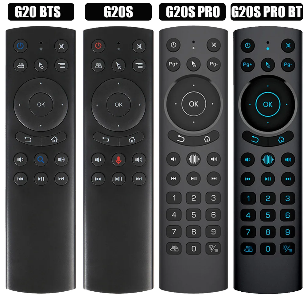 MRSVI G20S Pro Telecomando vocale 2.4G Wireless Bluetooth Air Mouse Microfono Giroscopio IR Apprendimento per Android Tv Box