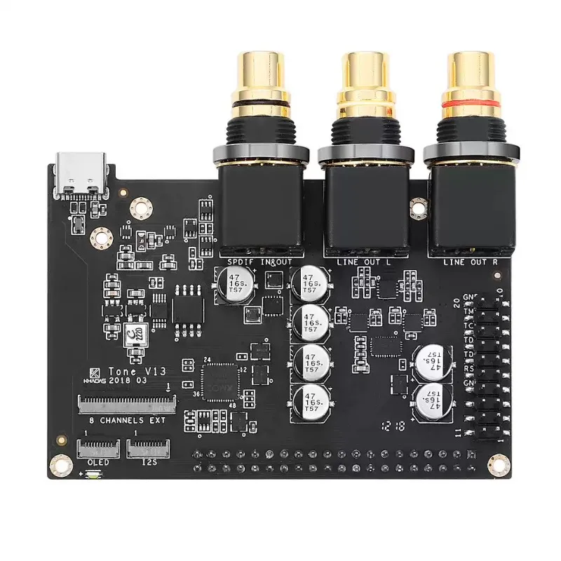 For Khadas Tone Board HiFi DIY Sound Card, USB DAC with XMOS & ES9038 for Audio Decoding