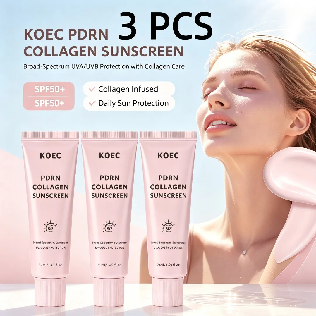 KOEC KOEC SPF50+ PDRN Sunscreen Cream Lightweight Refreshing UV Protect Moisturizing Repair Sun Lotion All Skin Types Skin Care 50ml - Aliexpress Deal