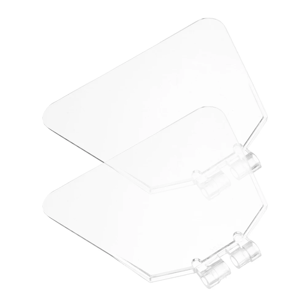 

2pcs Bench Guard Shield High Transparency Bench Grinder Guard Cover Dust Proof Safety Eyeshield Replacement for Grinders