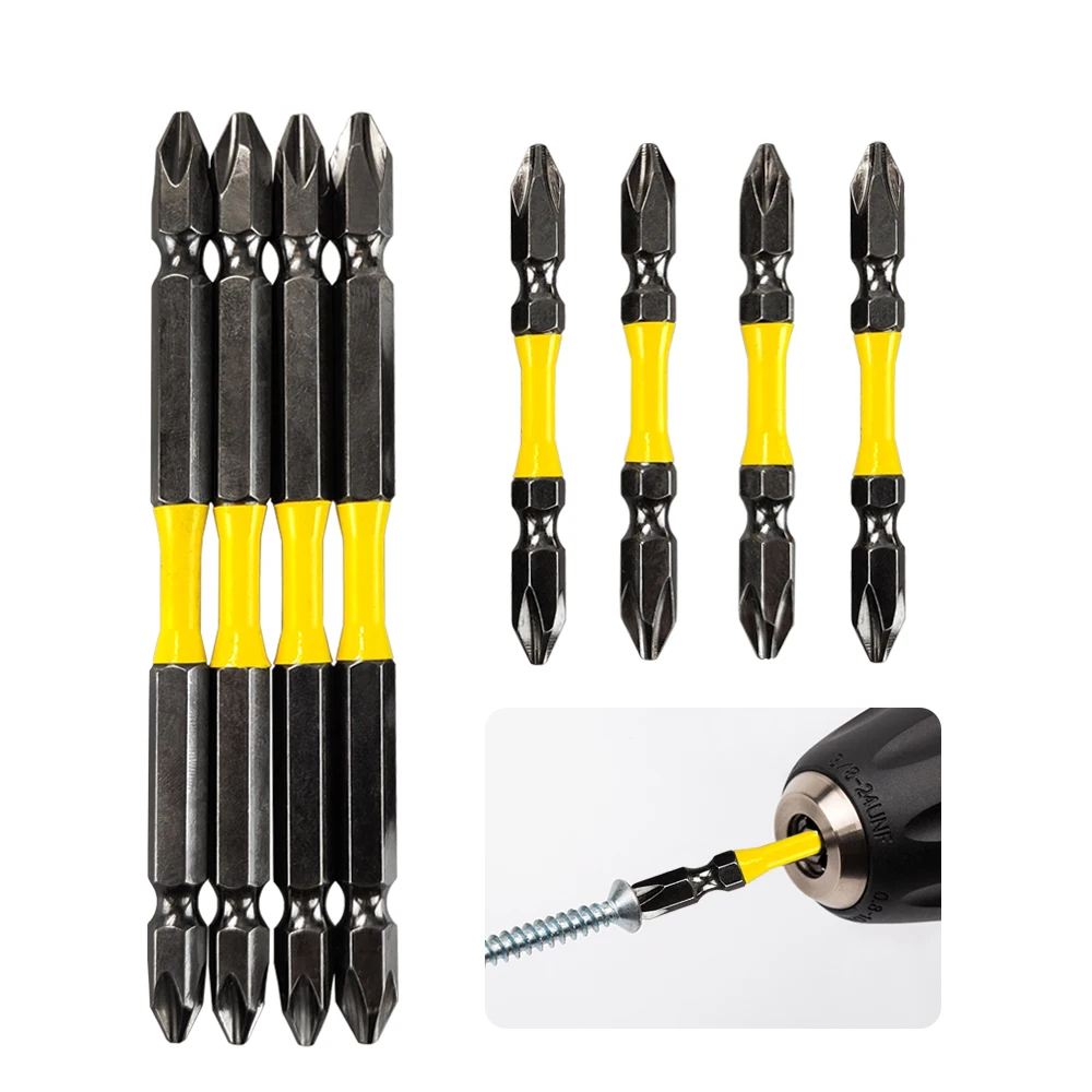 10Pcs Doppel Ende Schraubendreher-bits Kreuz Kopf Bohrer S2 Hohe Legierung Stahl Hohe Magnetische Hohe Drehmoment Geeignet Für elektrische Werkzeuge – Detail 1