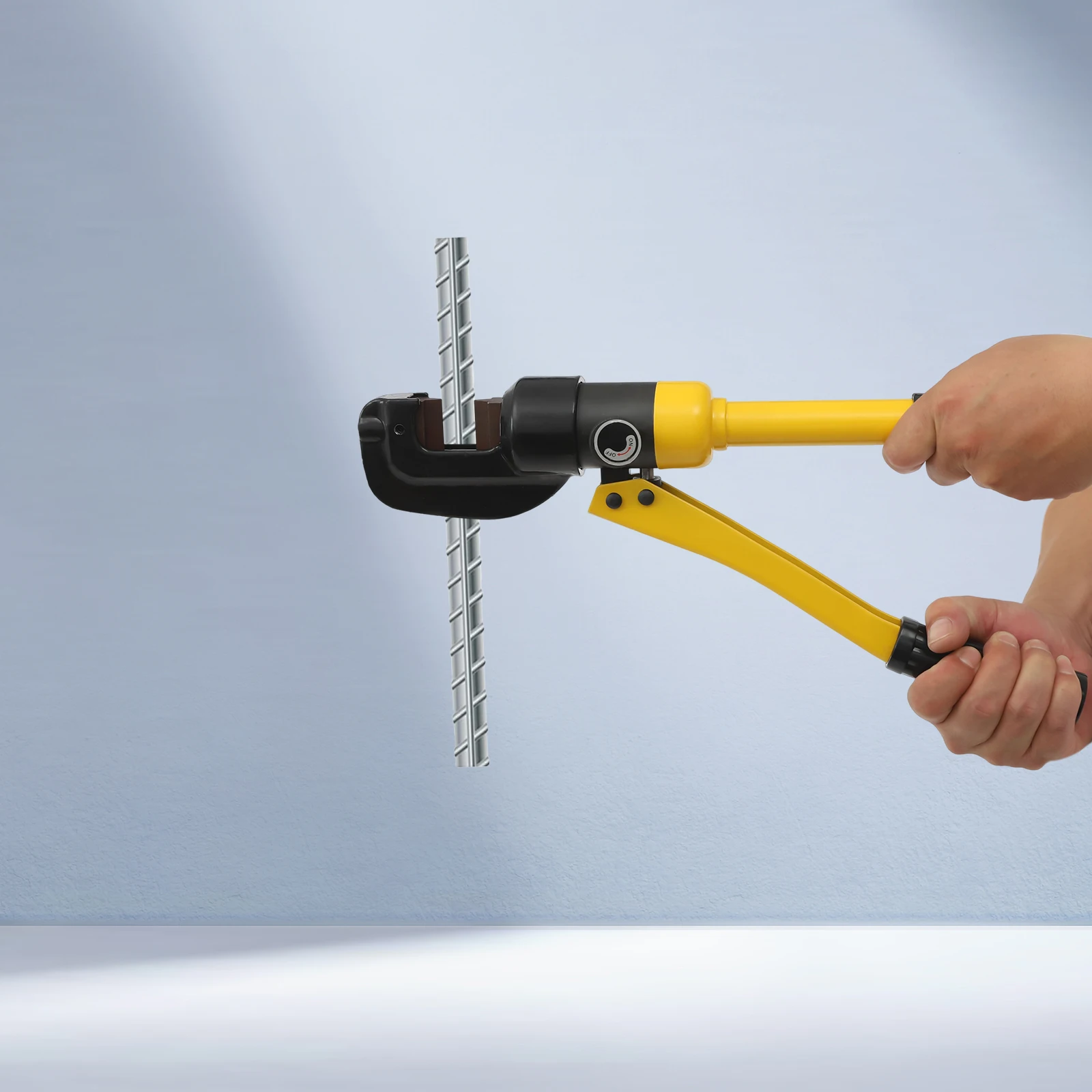 Coupe-barre hydraulique SC-16, Force de coupe de 8 tonnes, plage de coupe de 0.4 à 1.6 cm, outil de coupe Portable, pour filetage en acier, acier