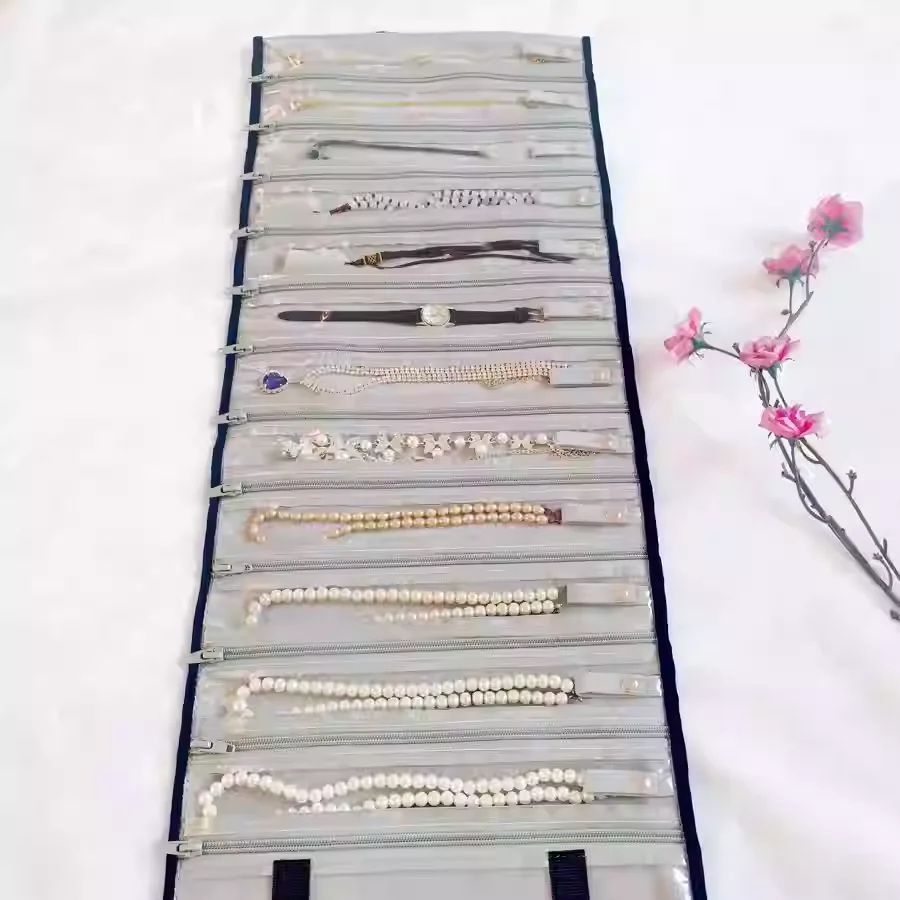 High-quality Velvet Jewelry Storage Bag - Portable Extended Version Jewelry Storage Bag For Travel Storage Display Of Jewelry