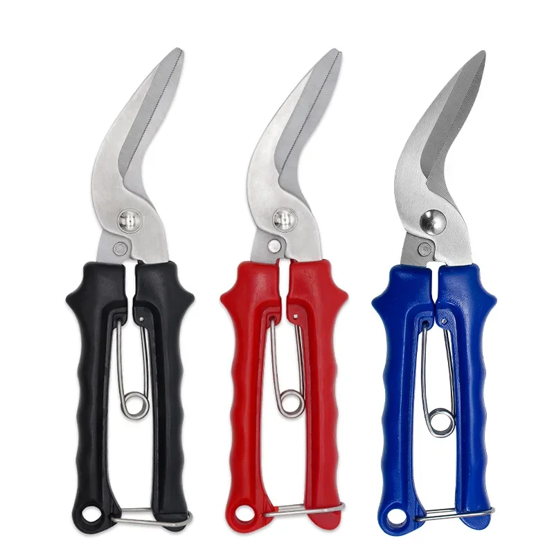 Elbow Household Stainless Steel Pruning Shears Sharp Blade ABS Antiskid Handle Thick Branches Potting Repair Garden Scissors