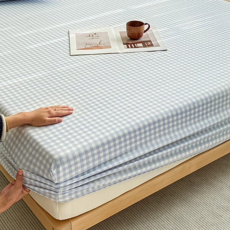 قطعة واحدة جديدة مناسبة مسبقًا - تصميم كلاسيكي منقوش، نسيج من الألياف الدقيقة فائق النعومة، غطاء مرتبة مسامي - سهل العناية #3