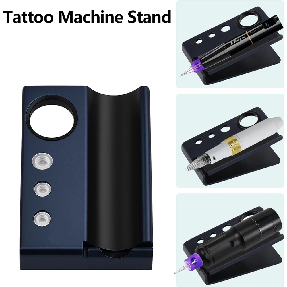 Stainless Steel Tattoo Machine Holder Tattoo Ink Cup Stand Permanent Makeup PMU Machine Display Stand Tattoo Accessories Tool