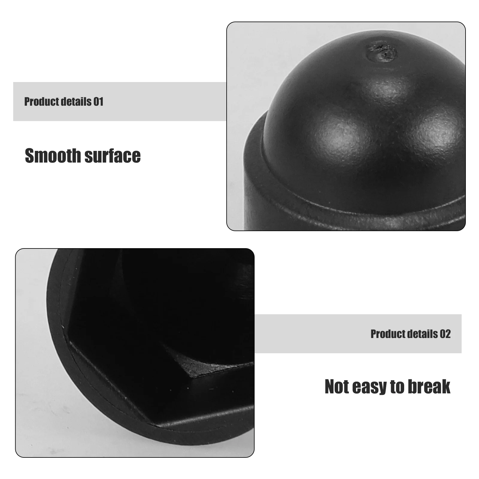 

20Pcs M8x13x15 Hexagonal Screw Cover Insulation Caps Nut Dome Caps Durable Easy Install Nut Cap Bolt Covers Bolt Cap