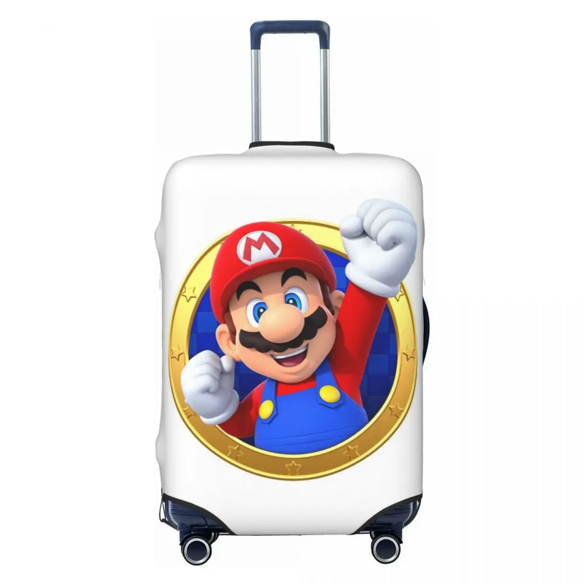 

Custom M-Marioed Game Luggage Cover Protector Funny Travel Suitcase Protective Cover for 18-32 Inch