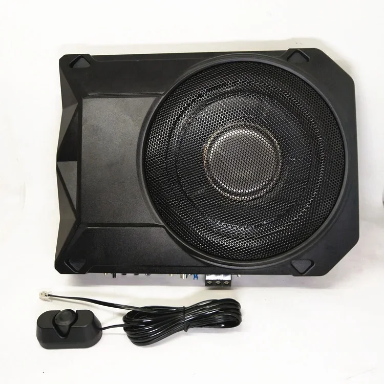 Hot Sale 10 inch subwoofer car audio under seat slim woofer speaker subwoofer Amplifier active power subwoofer