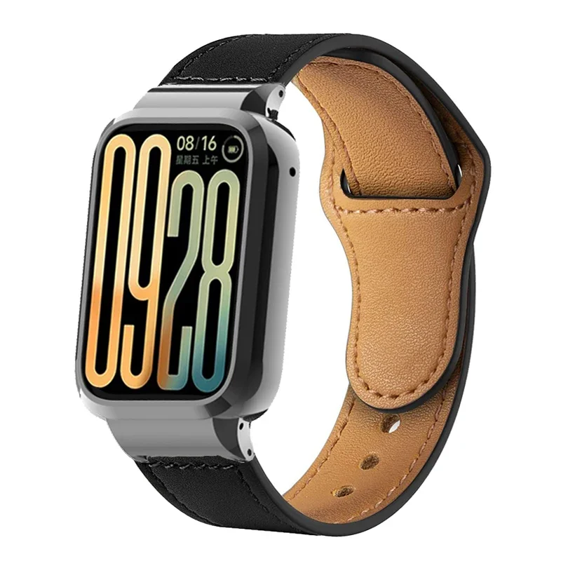 Cinturino per Xiaomi Smart Band 9 Pro Custodia protettiva per cinturino per xiaomi band 9pro Bracciale per miband 9 pro Guscio protettivo in metallo