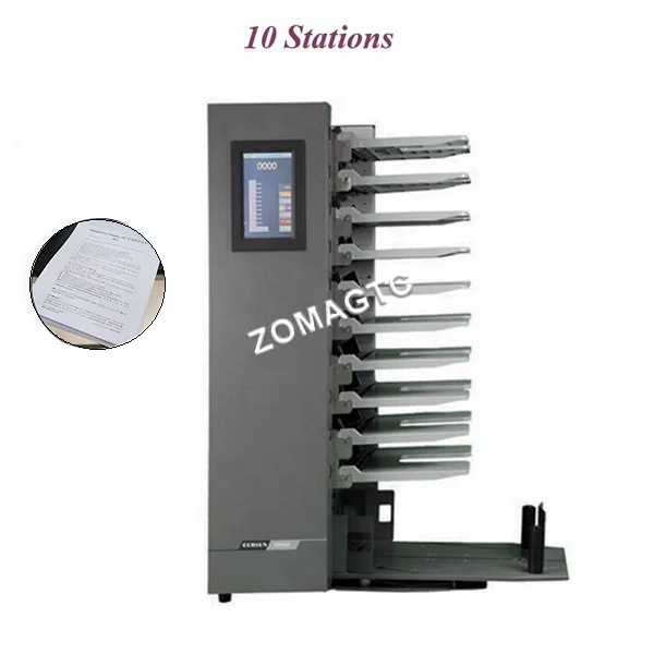High Speed Automatic A3 A4 Automatic Paper Collator Machine Brochure Paper Counting Machine Paper Collating Machine