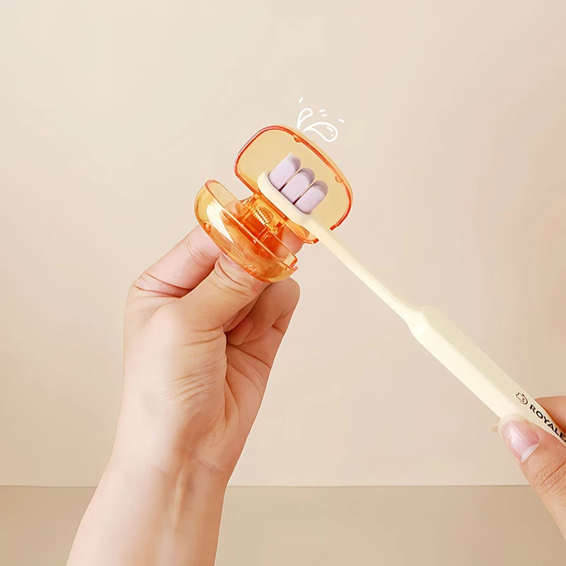 1PC Toothbrush Head Covers Travel Portable Toothbrush Protector Cap Brush Pod Case Protective Plastic Clip For Household Trav