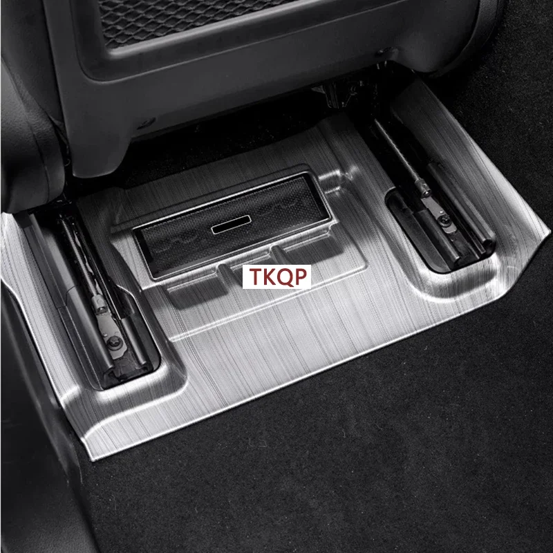 For Mercedes-Benz GLE GLS Class W167 V167 X167 2020 + Car Style Front Rear Seat Anti Kick Plate Air Vent Outlet Dust Proof Cover