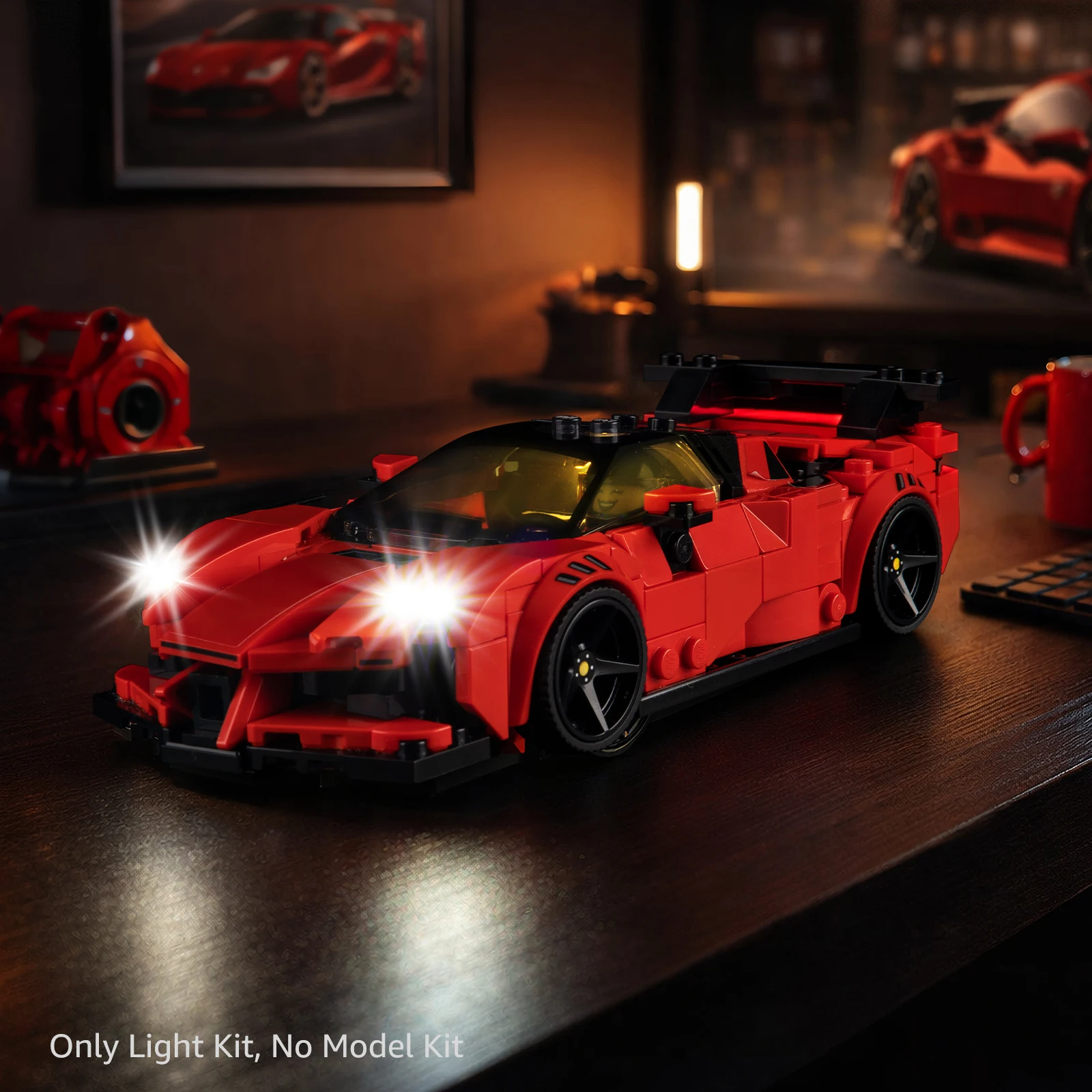 Model Kit Ferrari - Kit de luzes LED Kyglaring, adequado