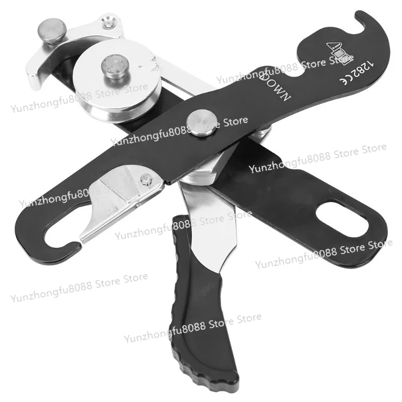 

Climbing Descender Self Braking Stop Rope Clamp Grab Rescue Climb Accessories