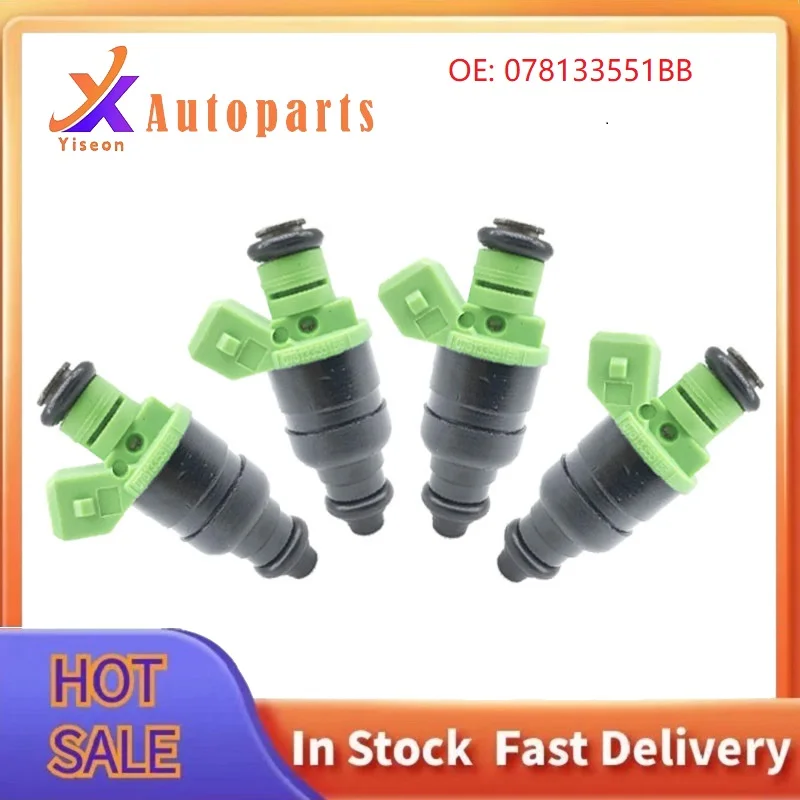 Auto Engine Systems 078133551BB for AUDI A4 A5 A6 S4 CABRIOLET SPORT 2.4L V6 BDV 30v 01-06 FUEL INJECTOR