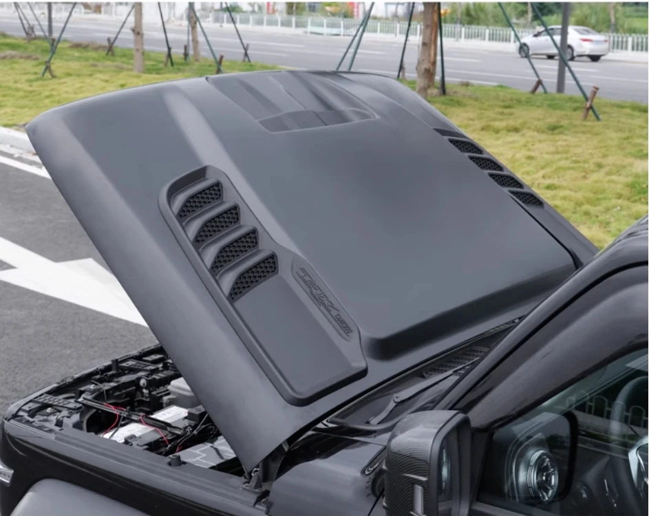 Cold-rolled Steel Warrior Type Unpainted Engine Hood Bonnet Cover With Lights for GWM Tank 300 Accessories