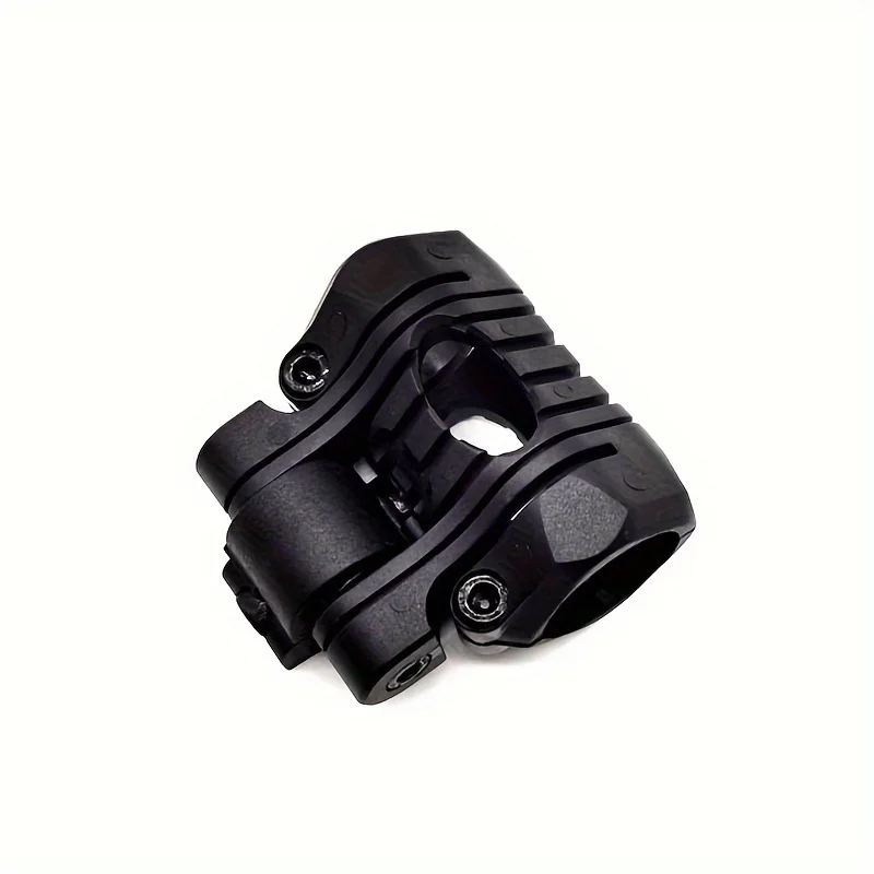 Helmet Flashlight Holder 25mm Multi-Angle Plastic Light Clamp Mount with Wrench Side Rail Mount Fast Helmet Accessory