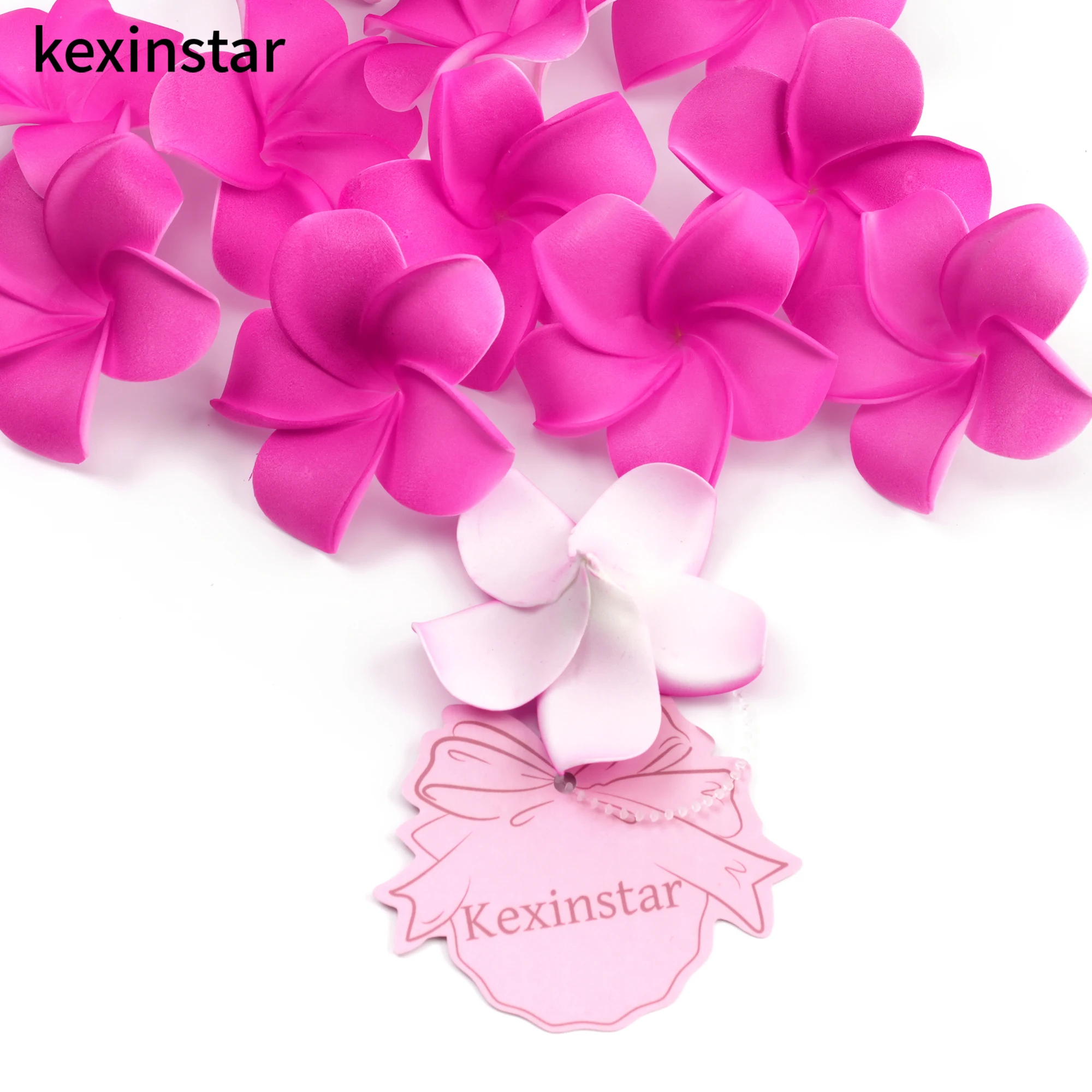 Kexinstar New 100Pcs Artificial Flowers for Woman Egg Flower Hawaiian Foam Flower For Headwear