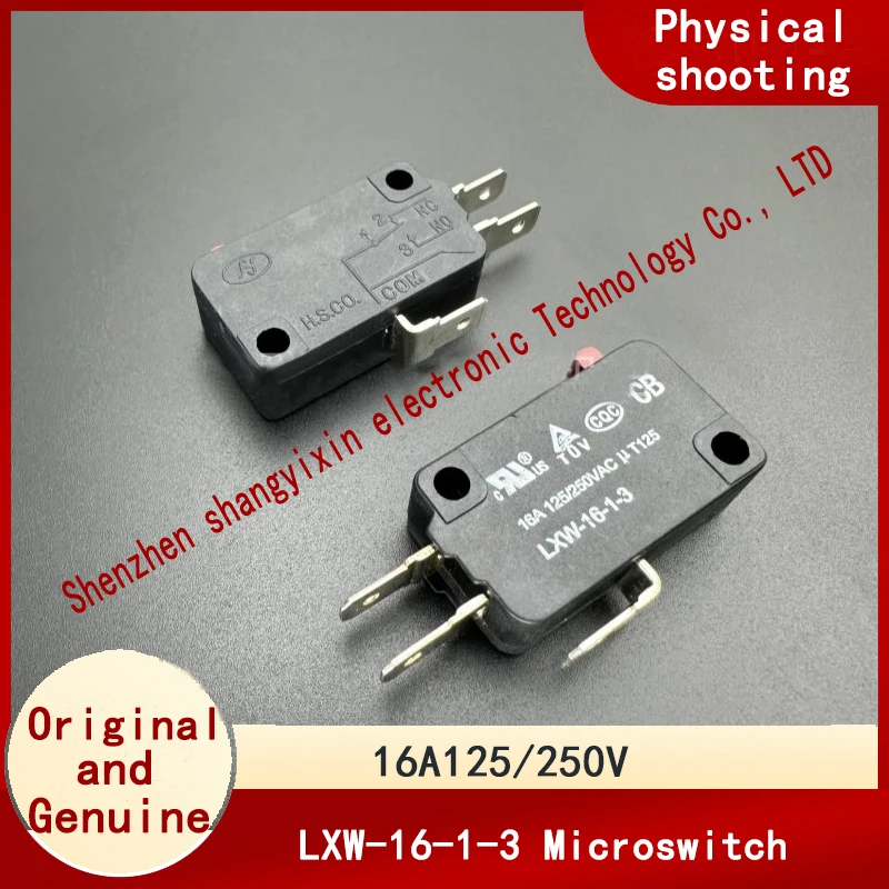 

Microswitch LXW-16-1-3 travel limit detection reset button 16A 125/250V T125 Juicing machine ice maker accessory Microswitch