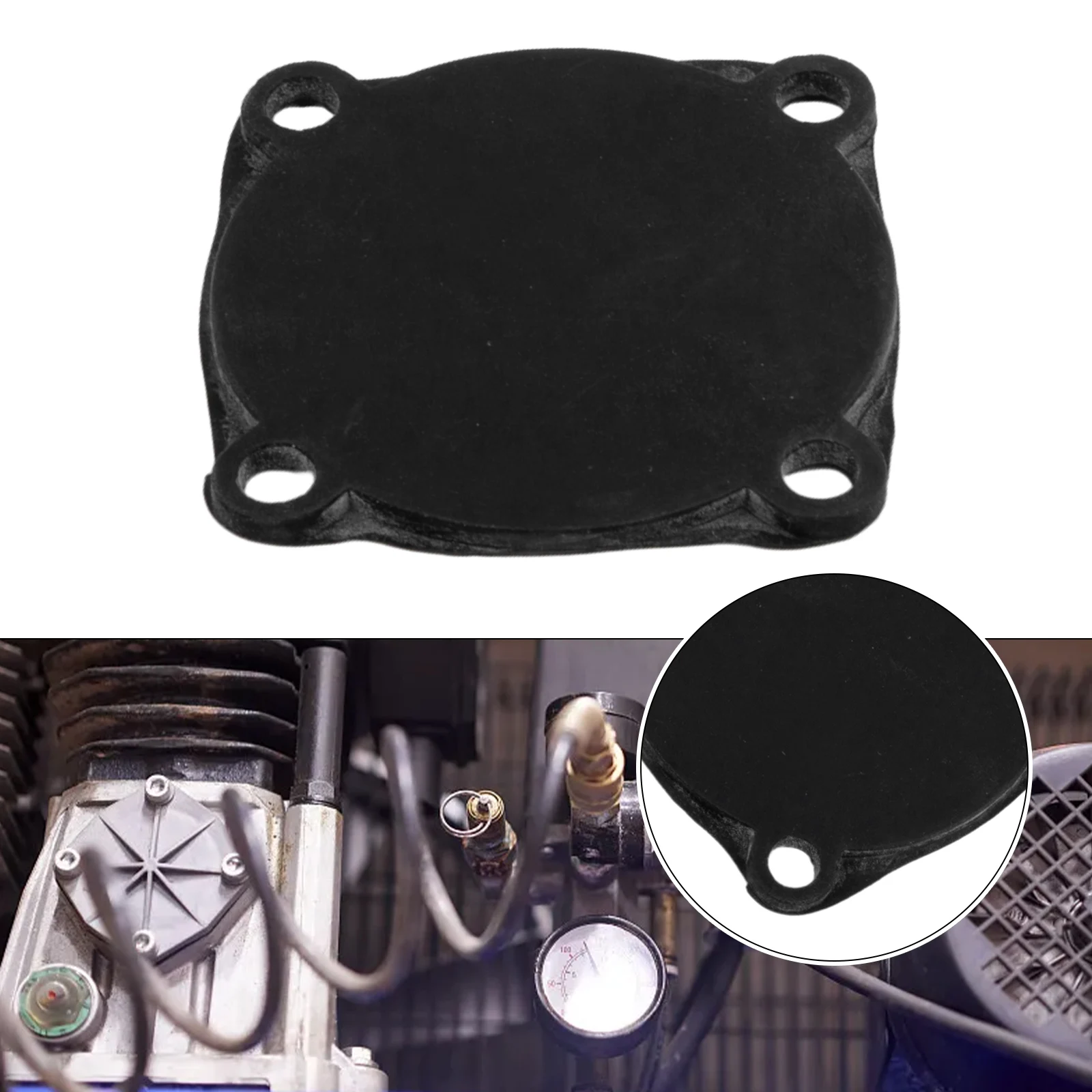 Juntas de goma para culata de compresor de aire, arandelas de interruptor de cuero = almohadilla- = automático = piezas de bomba de aire PressureSwitchPad, 1 ud.