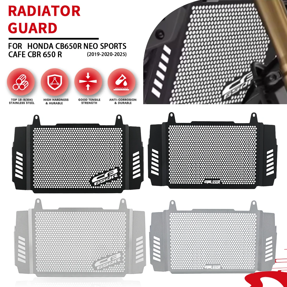 لهوندا CB650R Neo Sports Cafe CBR650R 2019-2025 CBR 650R CBR650 CB650 R المبرد الحرس غطاء مصبغة شبكة صافي حامي الشواية #1