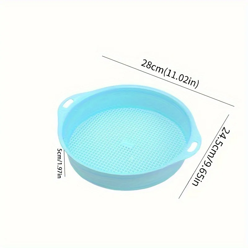 قطعة واحدة من البستنة سهلة الصنع: قطعة واحدة من مستلزمات البستنة، مناخل التربة، مناخل شبكية بلاستيكية، تصفية التربة المطحونة، الأحجار، أدوات عصارية