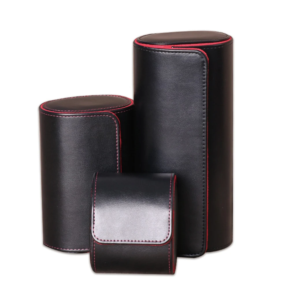 Premium Pu Leather Travel Watch Storage Pouch Case For Men And Women_voghion.com
