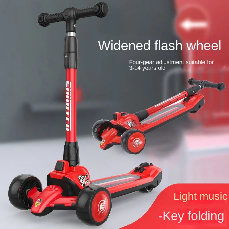 

LazyChild Children's Scooter Children's Walker Flash Music Yo Car Big Children's Scooter Children's Balance Car Safety Baby Car