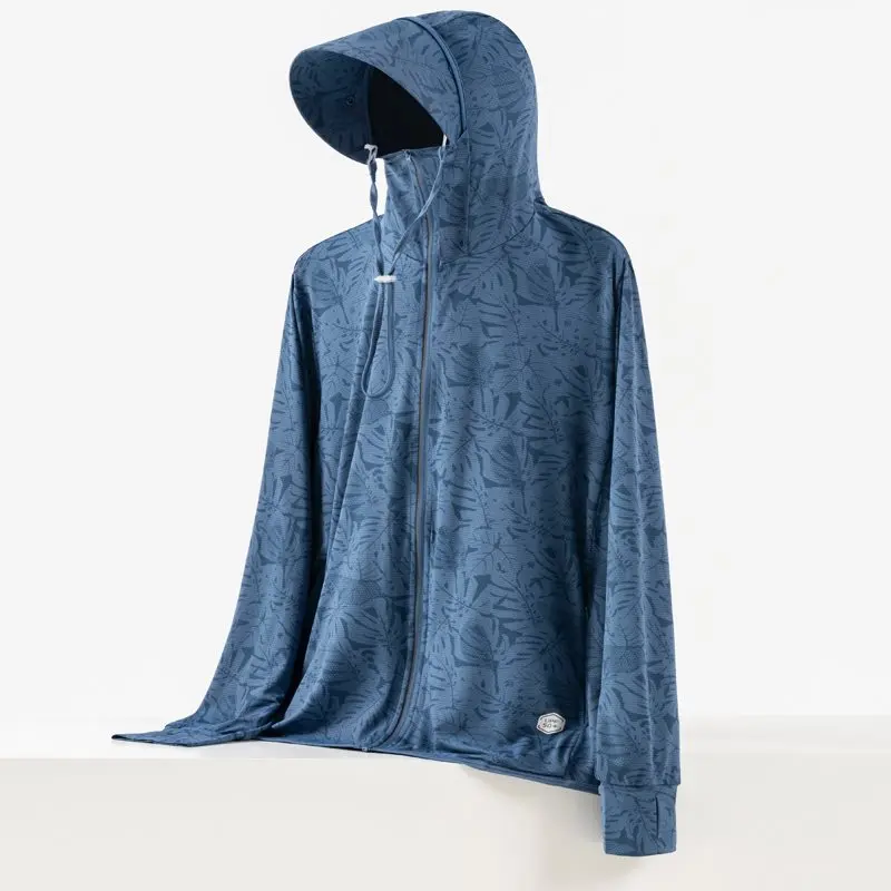 

Новая мужская летняя уличная одежда из ледяного шелка для защиты от солнца, дышащая верхняя одежда с УФ-защитой, тонкая ткань, детская одежда