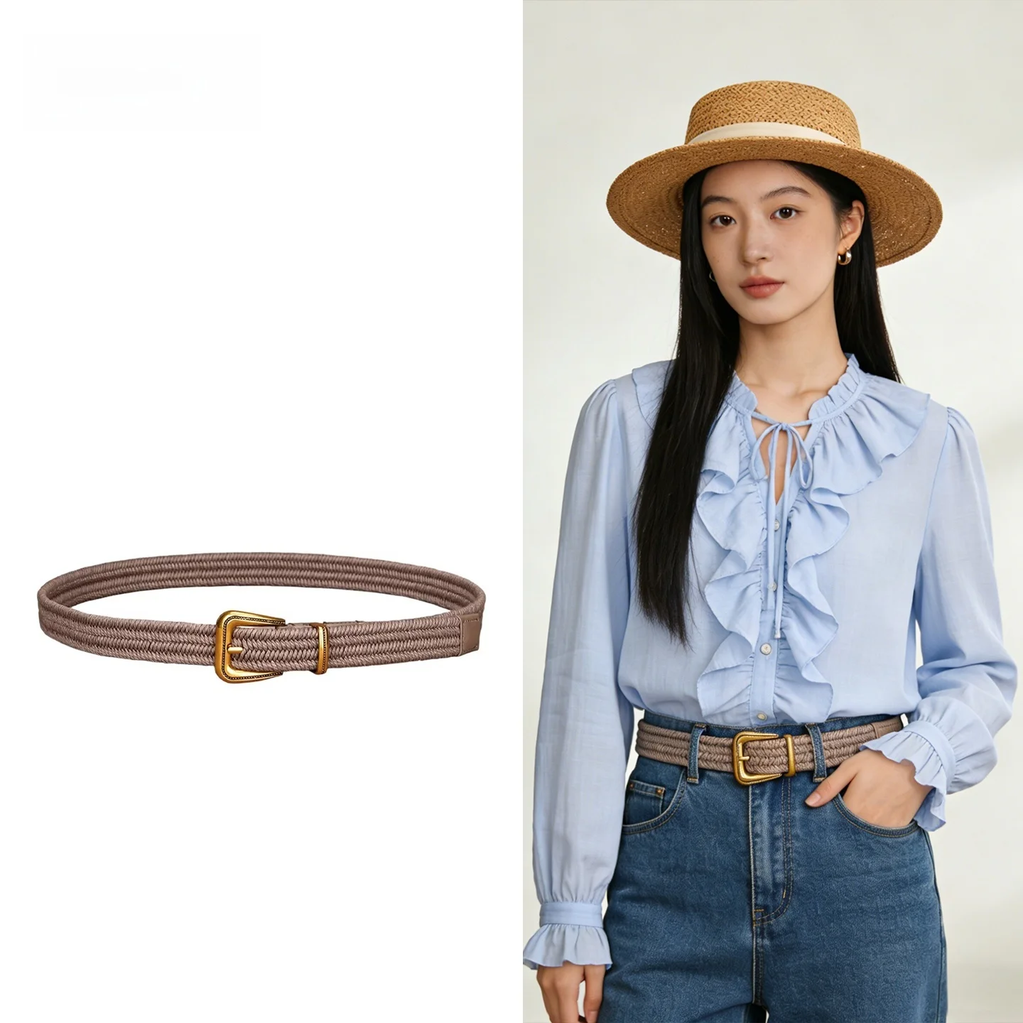 ceinture-en-cuir-pour-femme-ceinture-decorative-a-nouer-a-la-taille-sans-perforation-boucle-vintage-argentee-ceinture-simple-de-qualite-pour-pantalon-par-b런치로우