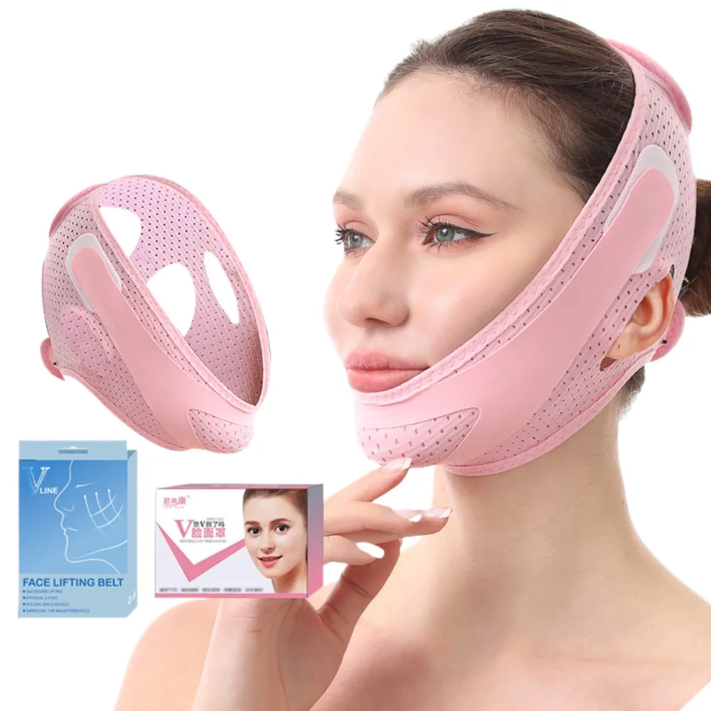 Anti Wrinkle Bandage Lifting Belt Face Slimming V Line Shaper Chin Women Face Cheek Lift Up Strap Facial Beauty Skin Care Tools view 5