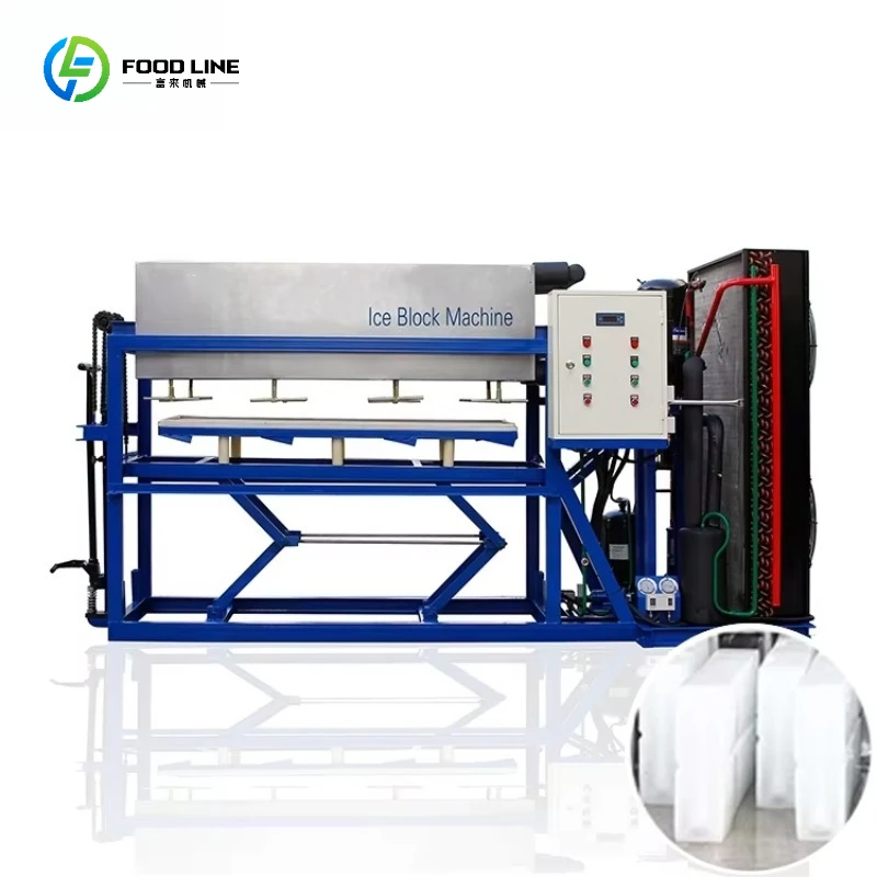 FOODLINE Customize Commercial Automatic 5 Ton Block Ice Machines Ice Cube Maker Machine 5kg 10kg 20kg 25kg 50kg Per Block Ice