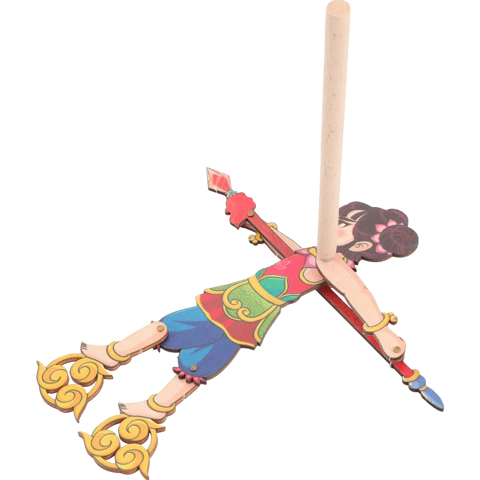 Chinese Shadow Diy Wood Craft Kit For Kids Adults Traditional Hand Puppet Educational Plaything Kindergarten Folk