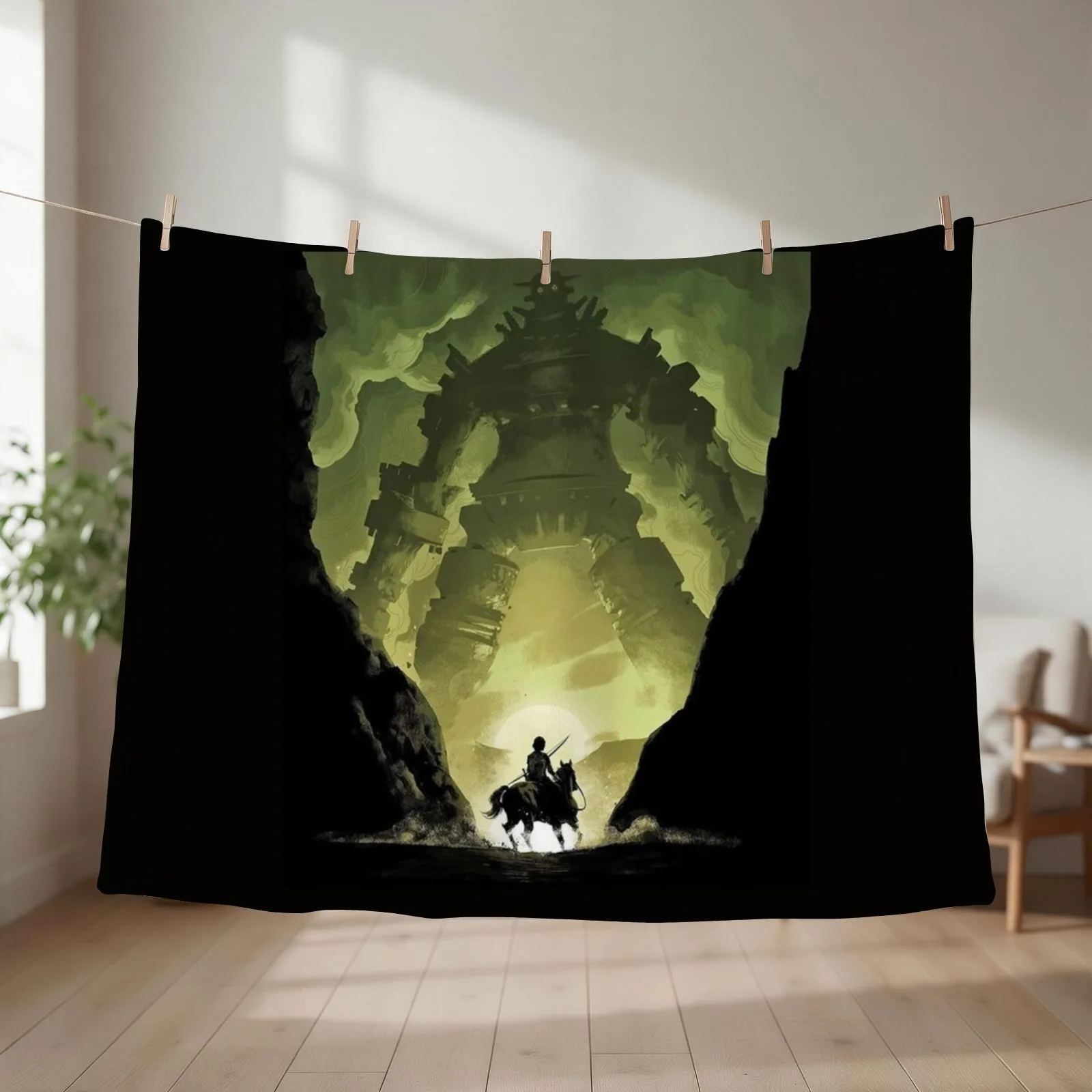 Shadow Of The Colossus Throw Blanket Tourist Blankets For Sofas Nap Summer Beddings Blankets
