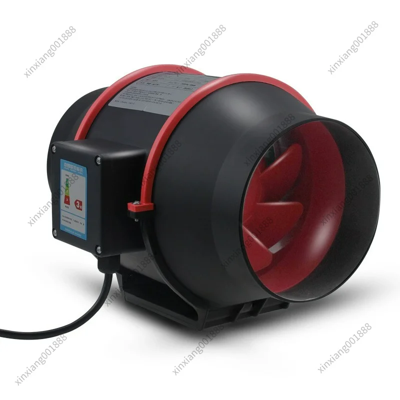 For Mixed Flow Boost Inline Duct Fan Powerful Ventilator Low Noise Exhaust Fan Home Commercial Pipe Air Blower