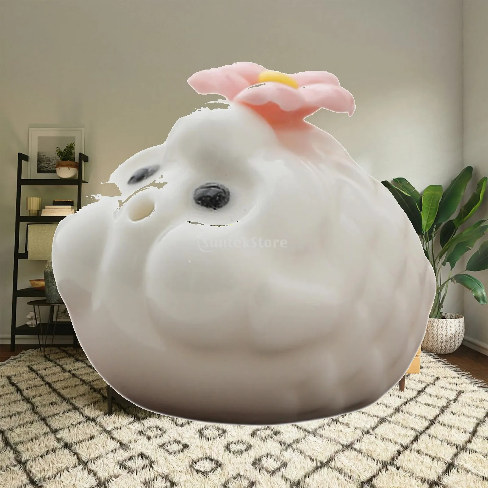 Mini Bubble Fish Statue Incense Stick Holder Cute for Desk Tea House Office