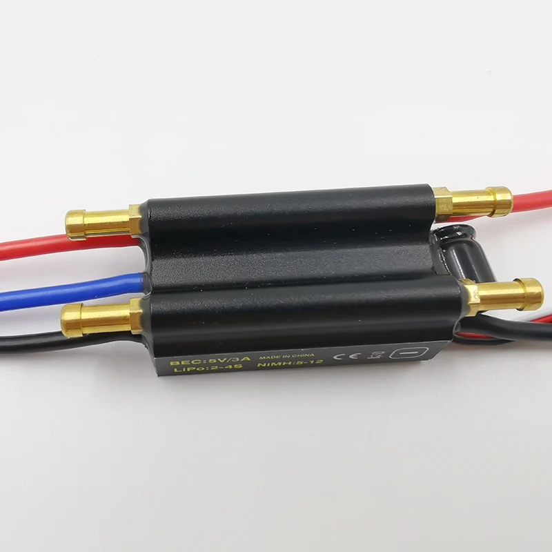 Rc Boat Motor tanpa sikat ESC 30A, pengendali kecepatan ESC tanpa sikat mendukung 2-6s Lipo BEC 5V/4A untuk RC