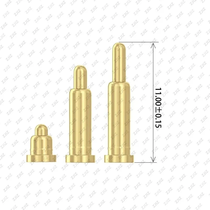 POGOPIN Spring Thimble H11.5mm Patch Copper Gold Plated Charging Probe High Current Thimble Connector Wholesale