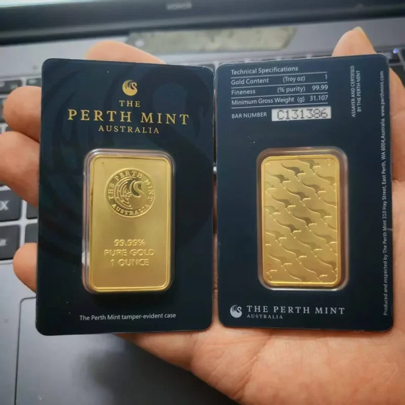 100g Argor Heraeus Goldbarren Suisse Goldbarren 24K Vergoldete Messing-Kunstwerke mit Verschiedenen Nummern
