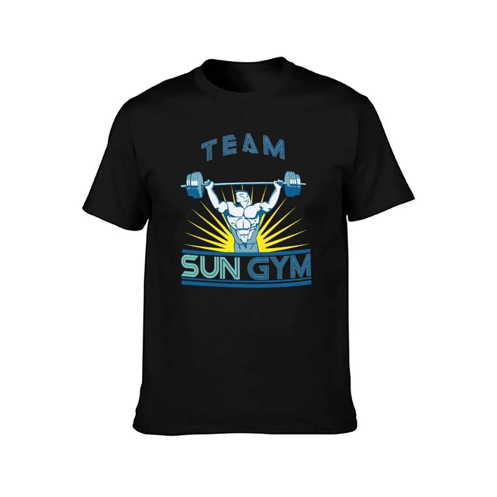 Team Sun Gym T-Shirt Running Performance Short Sleeve Tee T-Shirt