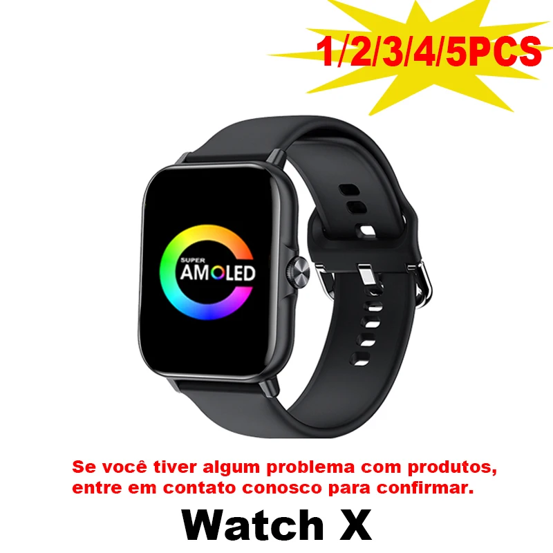 

2024 Microwear Watch X Smart Watch Amoled Screen 45MM 2GB Local Music Message Photos Album Women Men Smart Watch