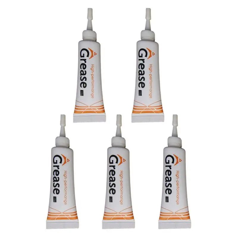 

Fishing Reel Lubricant 5 Pcs Lubricant Grease Tube Effective Lubricant Oil To Reduce Friction And Maintain Gear Bearings