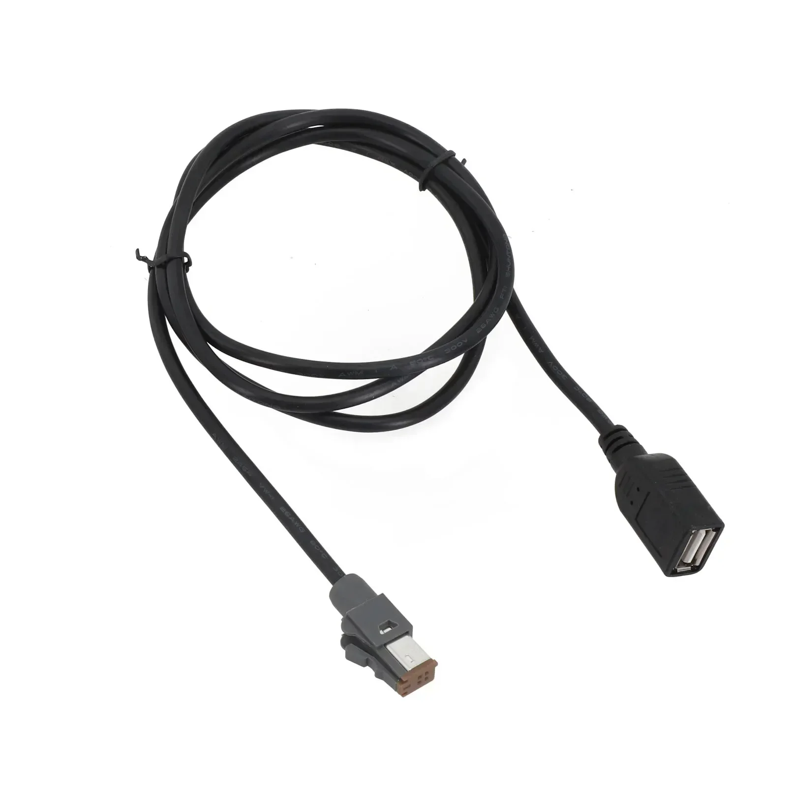 

Direct Installation New Car USB Cable USB Adapter Aux Audio Input Car Car USB Cable Radio ABS Black 100cm For Outback