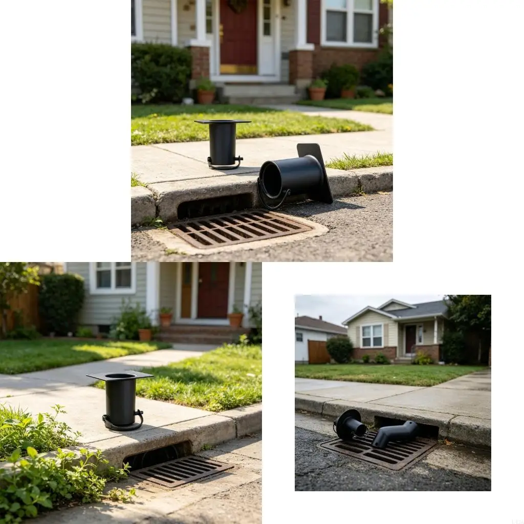 L43A Attractive Dark Rain Chain For Yard Design And Rainwater Control