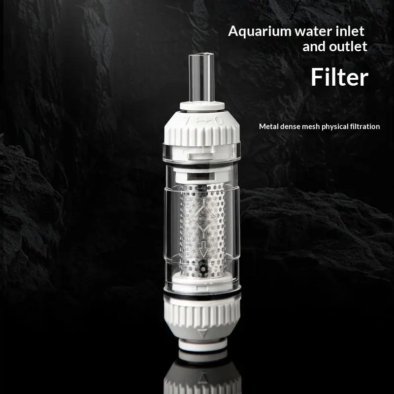 Aquarium Inlet/Outlet Filter Mini Submersible Water Purification Pipe Filter Detachable And Washable Small Fish Tank Filter