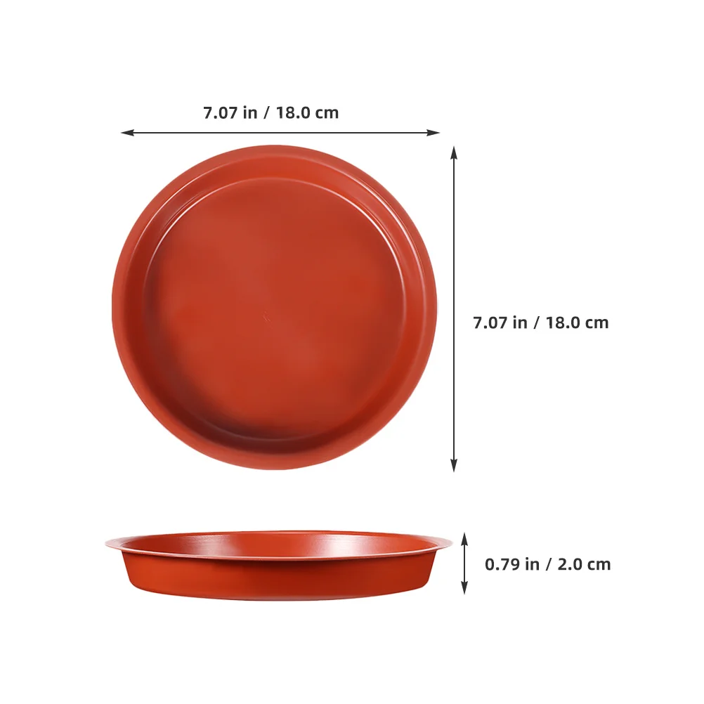 

20Pcs Plastic Plant Saucer Round Shape Heavy Duty Pot Tray for Plants Water Resistant Floor Protector for Flowerpots Indoor