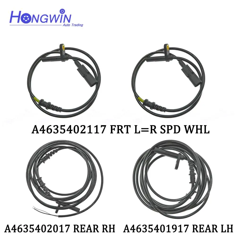 Voor Achter Links Rechts Abs Wiel Snelheid Sensor A4635401917 A4635402117 Voor MERCEDES-BENZ G-CLASS W463 G500 G550 G63 5.0l 2003-18