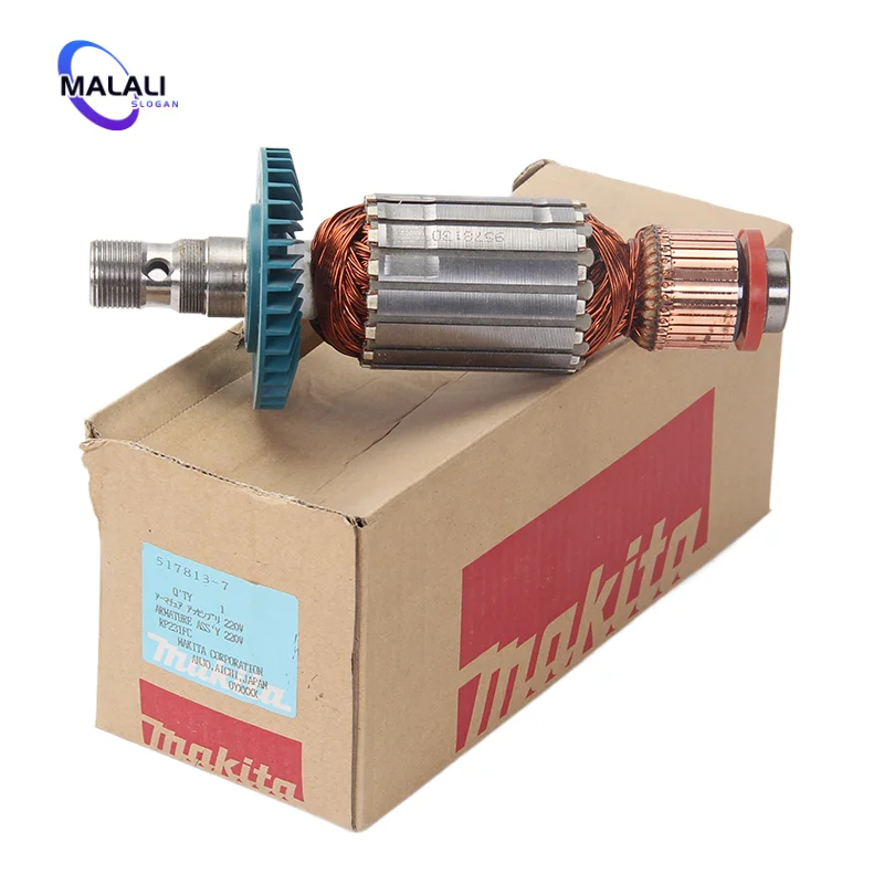 AC220-240V MAKITA 517813-7 RP231FC Rotor Armature for RP2301FC Electric tool parts