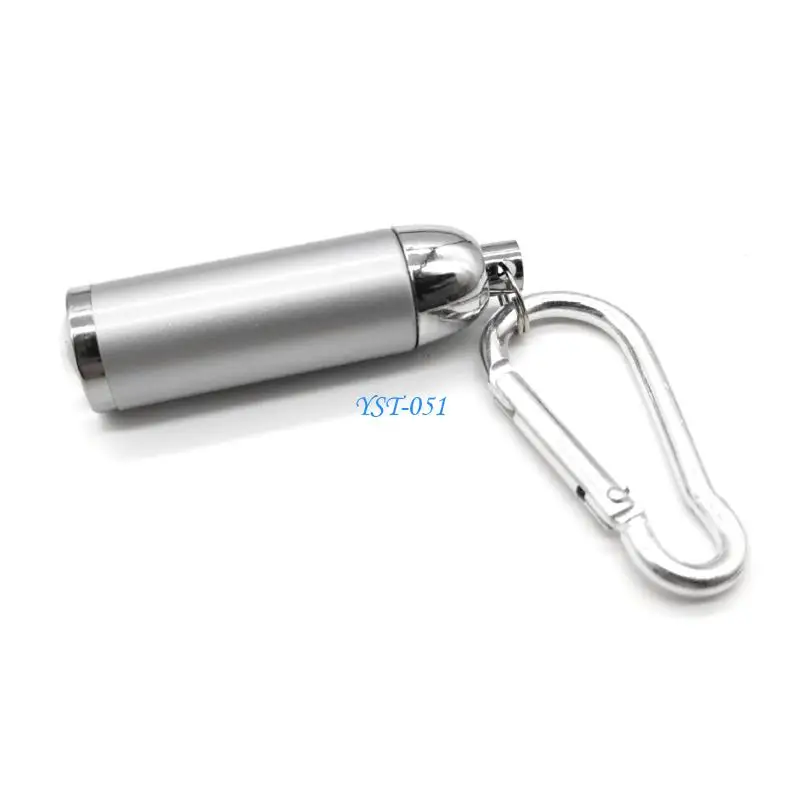 E15A Outdoor Waterproof Light Hiking Flashlights Keychain Decoration Portable Adjustable USB Pocket LED Flashlight Enduring